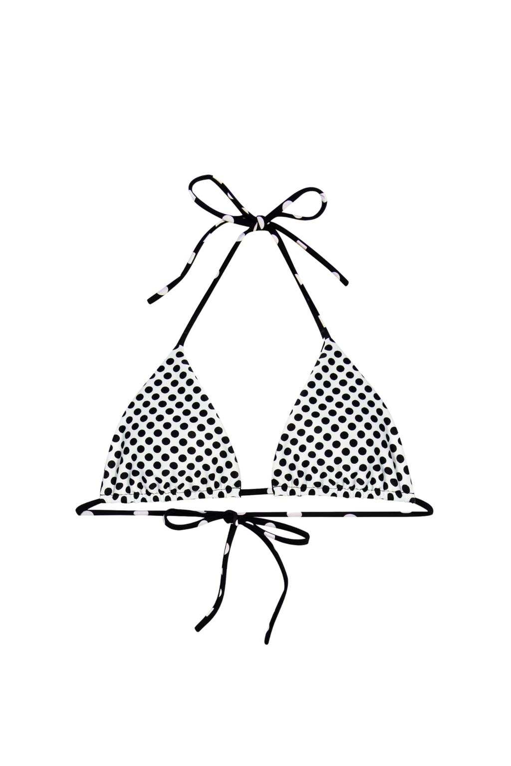 Alexis Top - Polka dot White reversible Mini polka Black