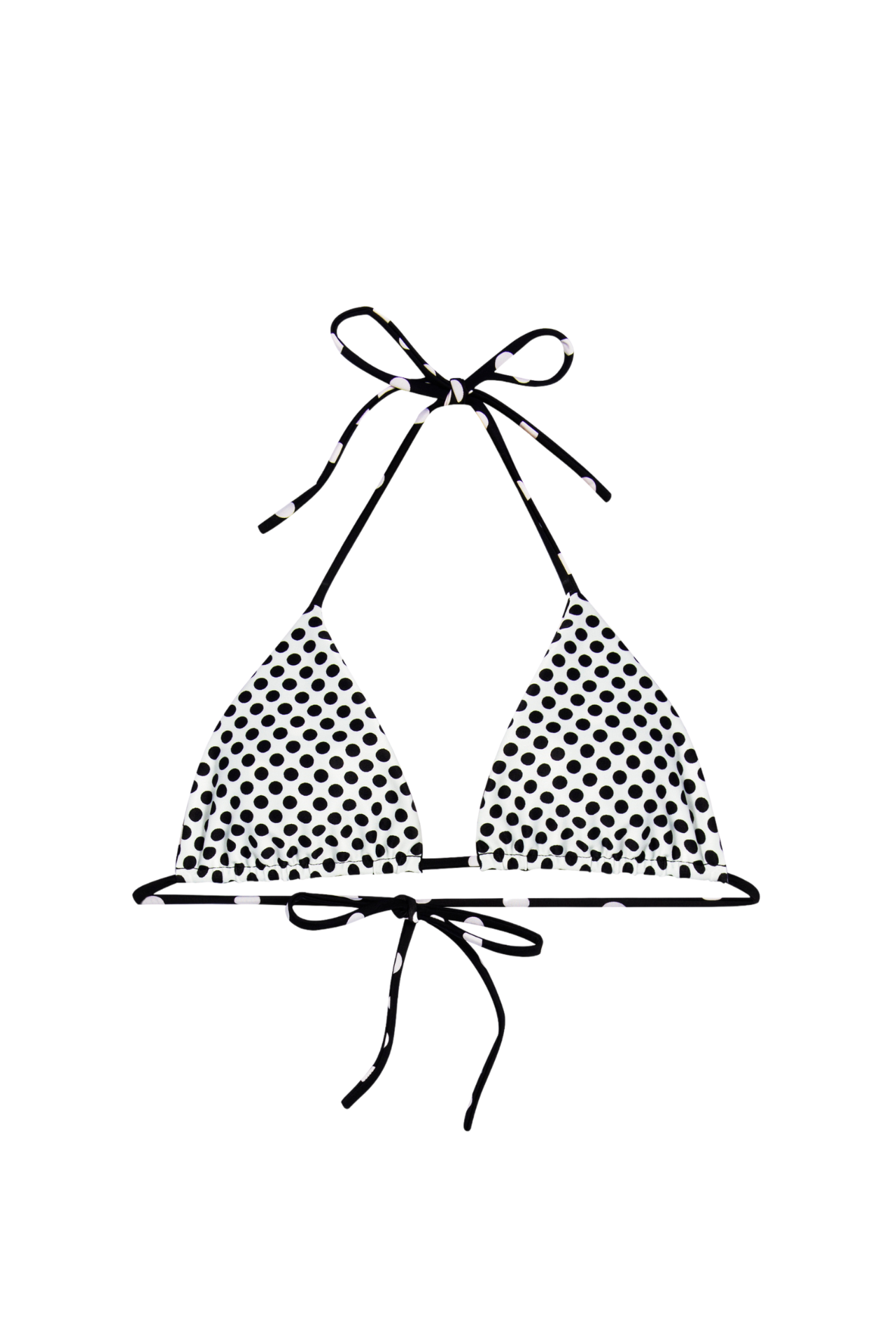Alexis Top - Polka dot White reversible Mini polka Black