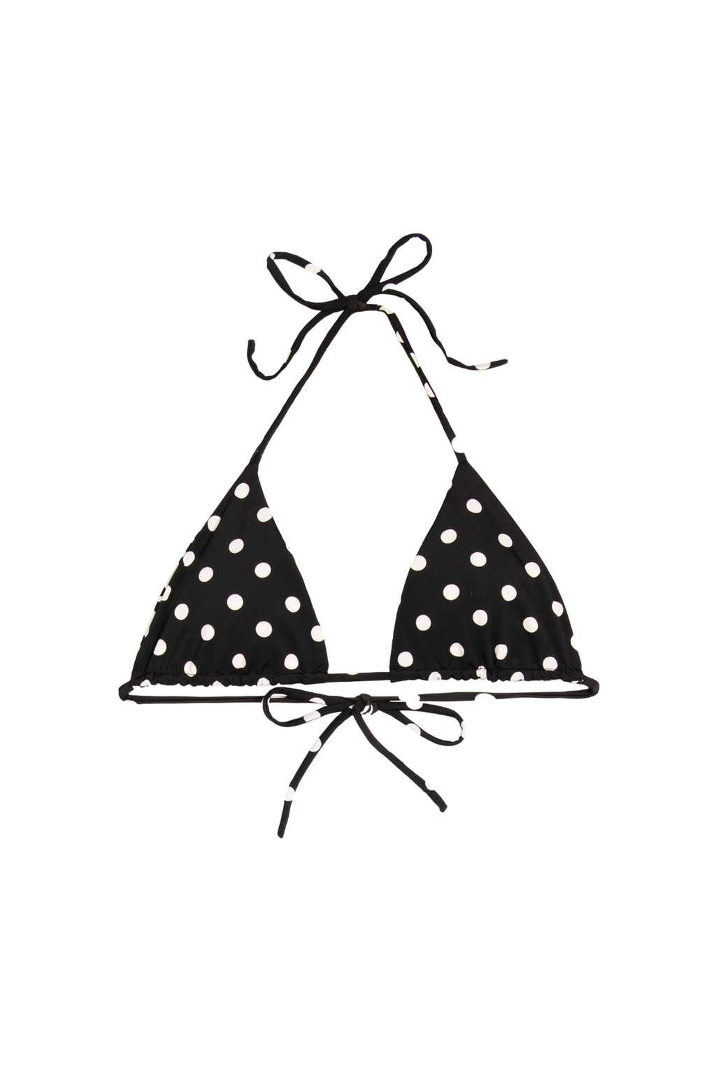 Alexis Top - Polka dot White reversible Mini polka Black