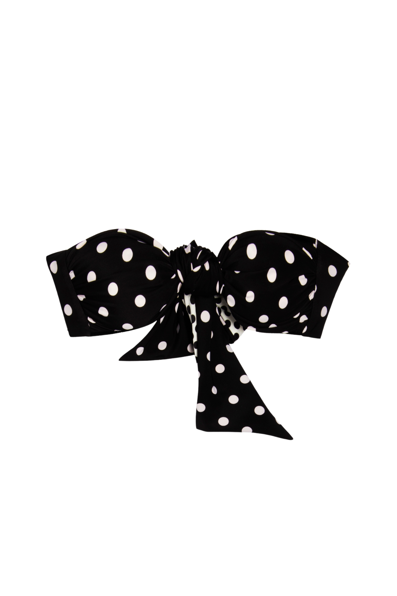 Emily Top - Polka dot White reversible Mini polka Black