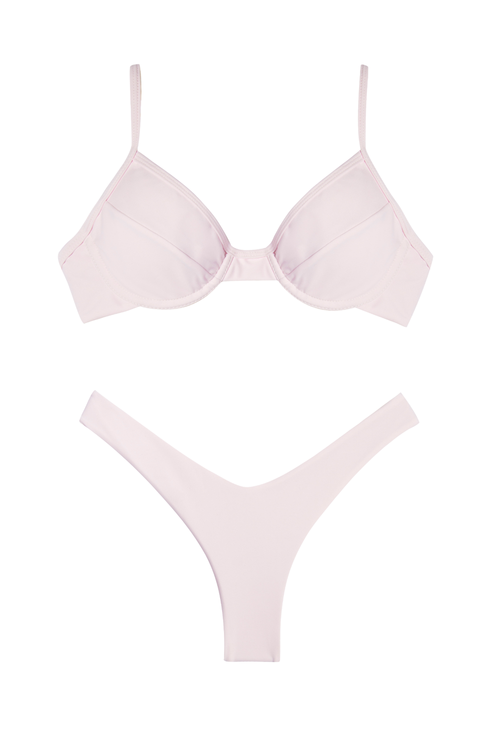 Lali bikini top - Cotton Candy