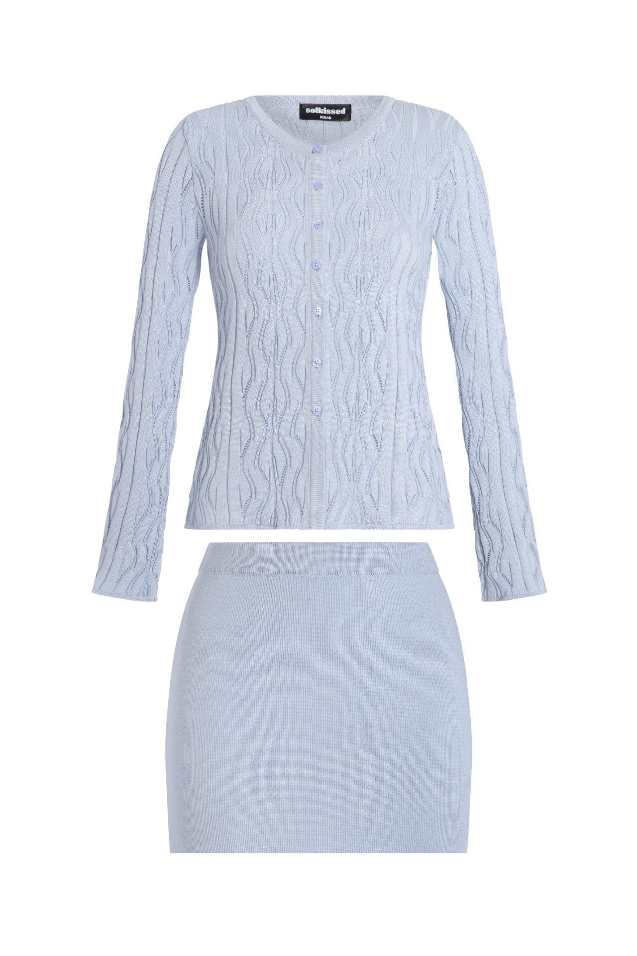 ASHLEY SKIRT - BABY BLUE