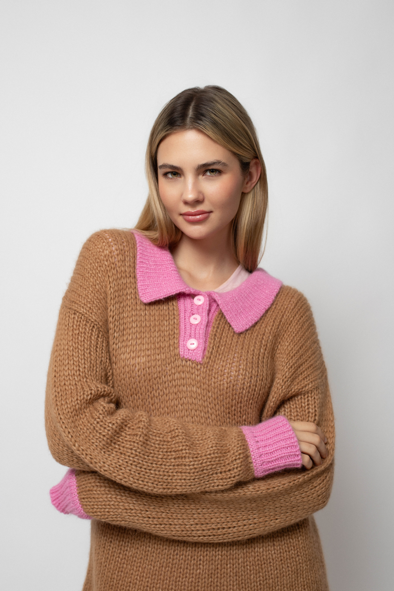 PISCO HUSBAND SWEATER - BROWN
