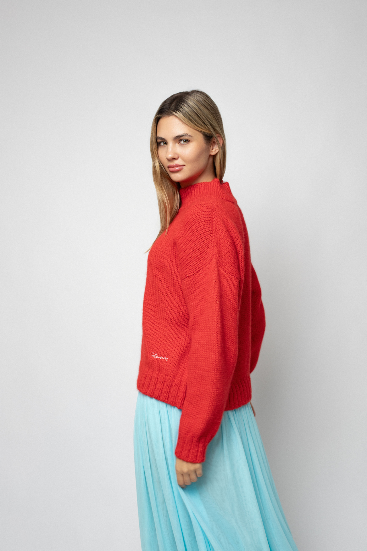 ETEN BOYFRIEND SWEATER - SPICY