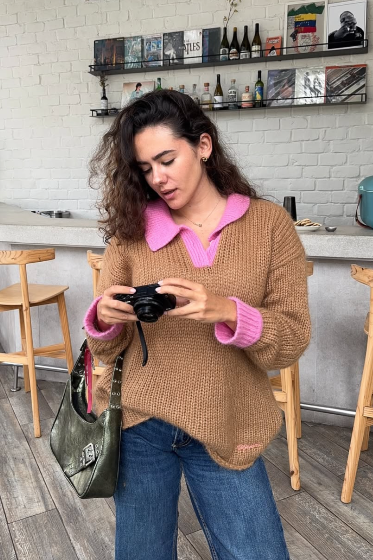 PISCO HUSBAND SWEATER - BROWN