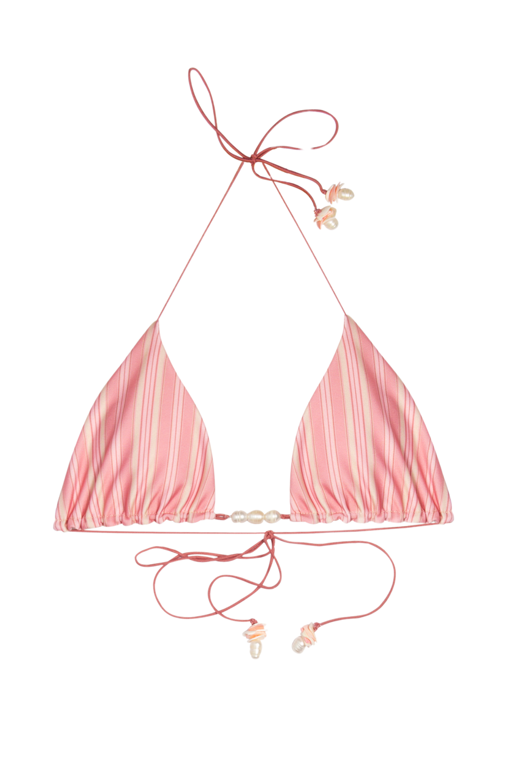 Lili bikini top - Sunset Stripes